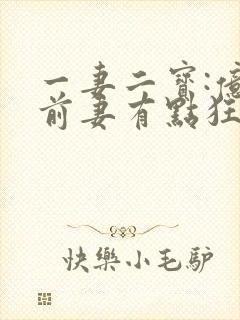 一妻二宝:亿万前妻有点狂在线阅读阅读全文