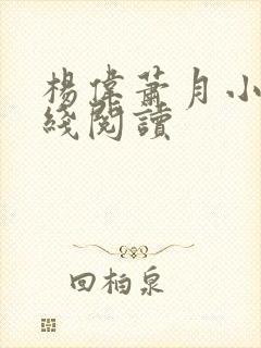 杨伟萧月小说在线阅读