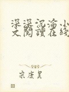 深深沉沦小说全文阅读在线