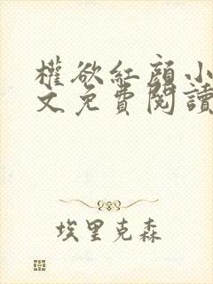 权欲红颜小说全文免费阅读