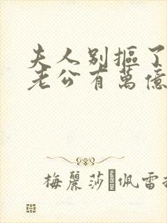 夫人别抠了,你老公有万亿家产 01