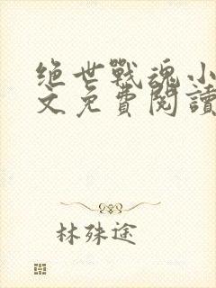 绝世战魂小说全文免费阅读无弹窗