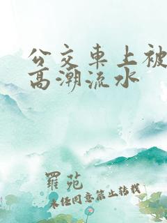 公交车上被插到高潮流水