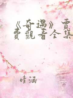 《奇遇》贾冰免费观看全集
