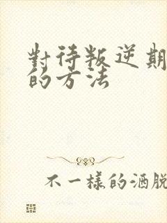 对待叛逆期男孩的方法