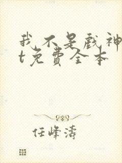 我不是戏神txt免费全本