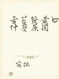 舌苔发黄口苦是什么原因