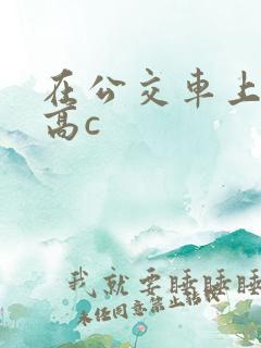 在公交车上达到高c
