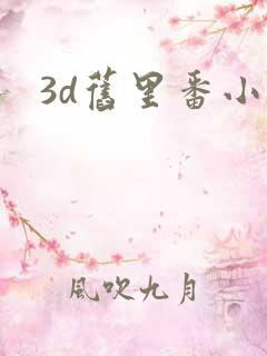 3d旧里番小说