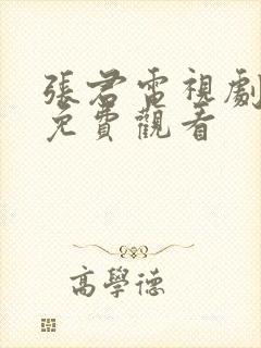 张君电视剧全集免费观看