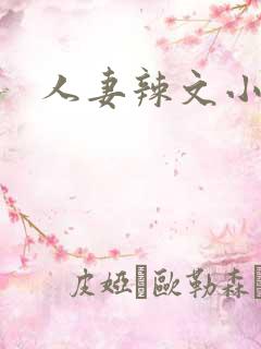 人妻辣文小说