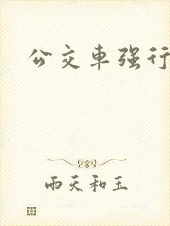 公交车强行插入