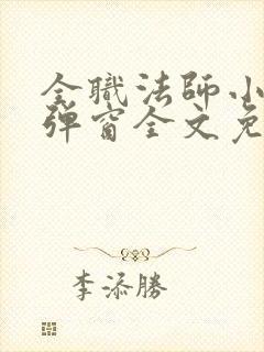 全职法师小说无弹窗全文免费阅读