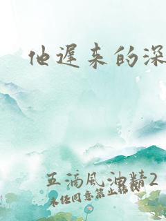 他迟来的深情