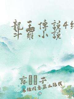 龙王传说4终极斗罗小说