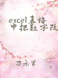 excel表格中把数字改成万元