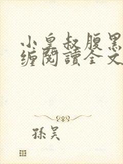 小皇叔腹黑又难缠阅读全文免费