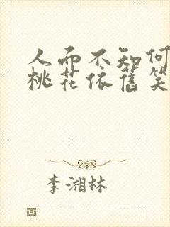 人面不知何处去桃花依旧笑春风什么意思