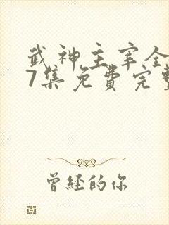 武神主宰全集27集免费完整版