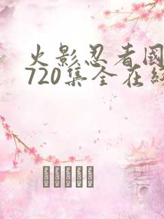火影忍者国语版720集全在线观看