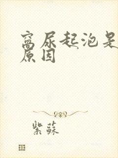 窝尿起泡是什么原因