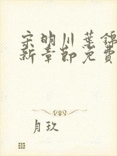 宋明川叶锦禾最新章节免费阅读无弹窗