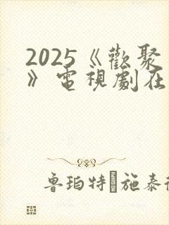 2025《欢聚》电视剧在线观看