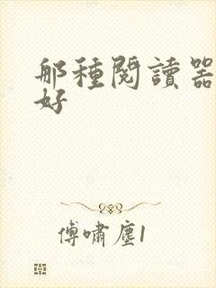 那种阅读器软件好