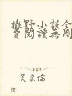 撒野小说全文免费阅读无删减