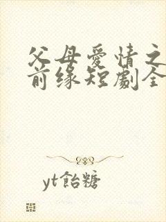 父母爱情之再续前缘短剧全集
