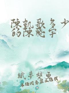陈凯歌多少岁生的陈飞宇