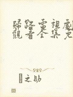 归路电视剧在线观看全集免费高清