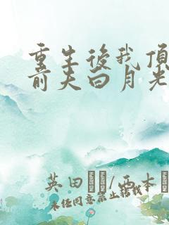 重生后我顶替了前夫白月光在线阅读