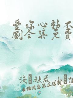 爱你心动不止短剧全集免费观看高清
