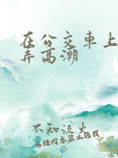 在公交车上被人弄高潮