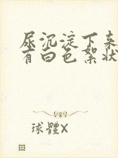 尿沉淀下来底下有白色絮状沉淀物