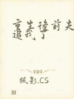 重生后前夫又来追我了