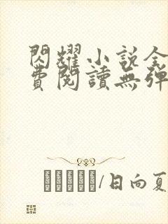闪耀小说全文免费阅读无弹窗