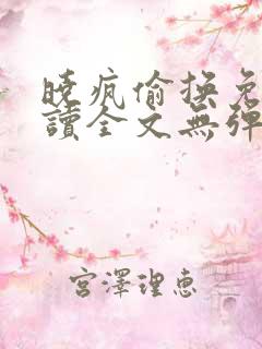 晓疯偷换免费阅读全文无弹窗