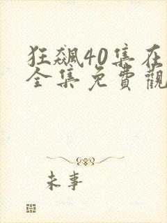 狂飙40集在线全集免费观看高清