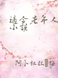 适合老年人看的小说
