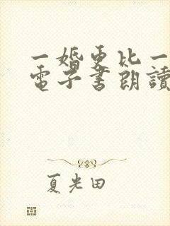 一婚更比一婚高电子书朗读