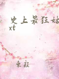 史上最狂姑爷txt