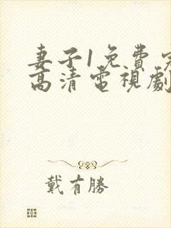 妻子1免费完整高清电视剧在线看