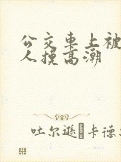 公交车上被陌生人摸高潮
