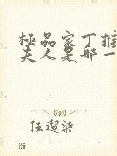 极品家丁推倒萧夫人是哪一章