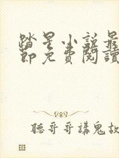 踏星小说最新章节免费阅读