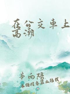 在公交车上被弄高潮