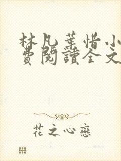 林凡叶惜小说免费阅读全文无弹窗