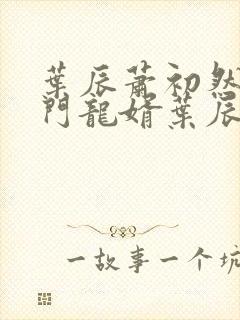 叶辰萧初然 上门龙婿叶辰